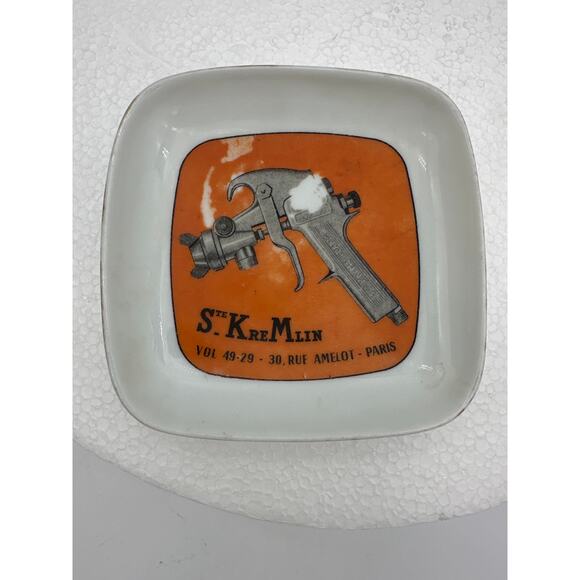 G L Limoges Kre Mlin Amelot Paris Ru France 4" color Orange Le Creuset Fire tray - Picture 1 of 7